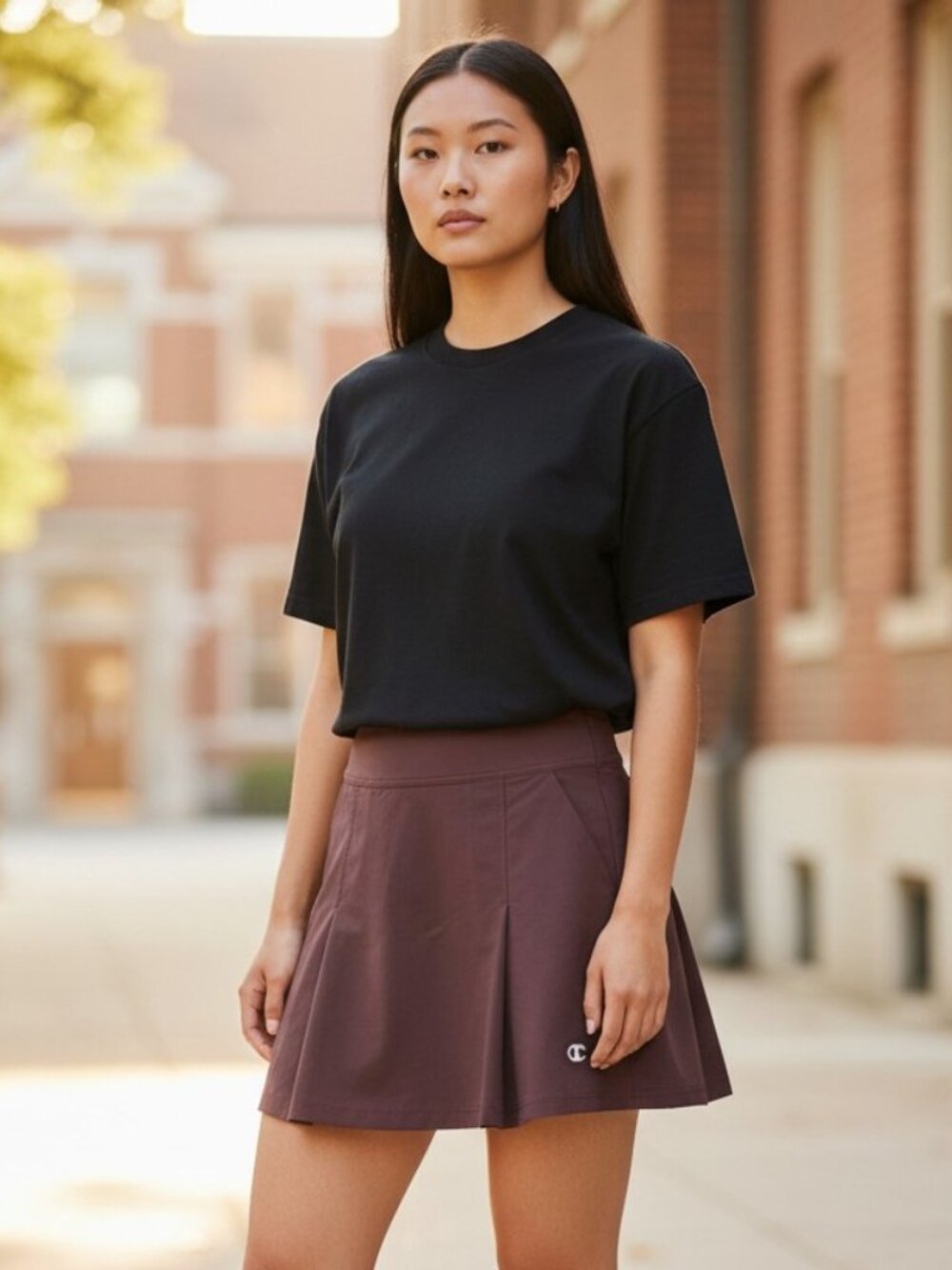 Champion Women's 16" Skort - Brown - size 4